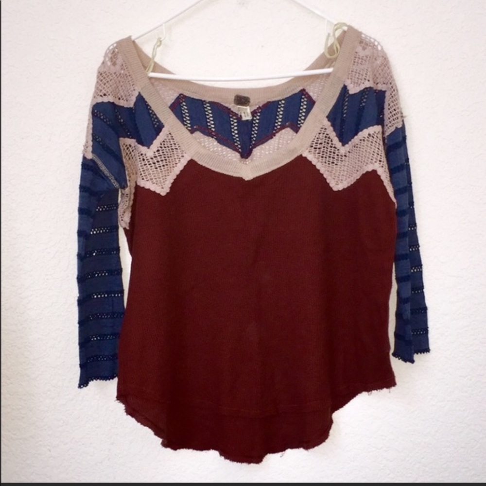 FreePeople crochet thermal